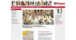 Desktop Screenshot of preiserfiguren.de